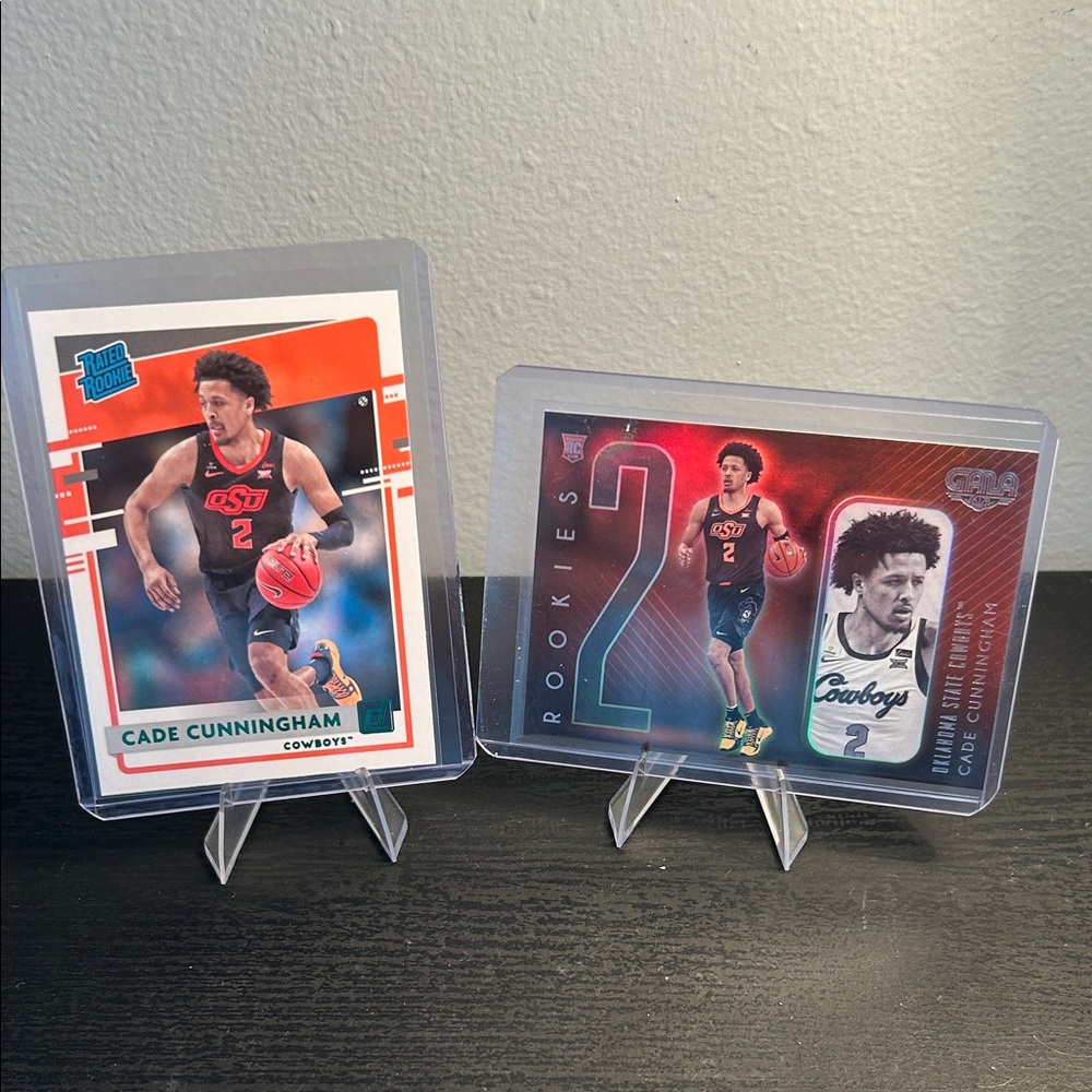 Cade Cunningham Oklahoma State Rated Rookie Gala Rookie cards Detroit Piston NBA